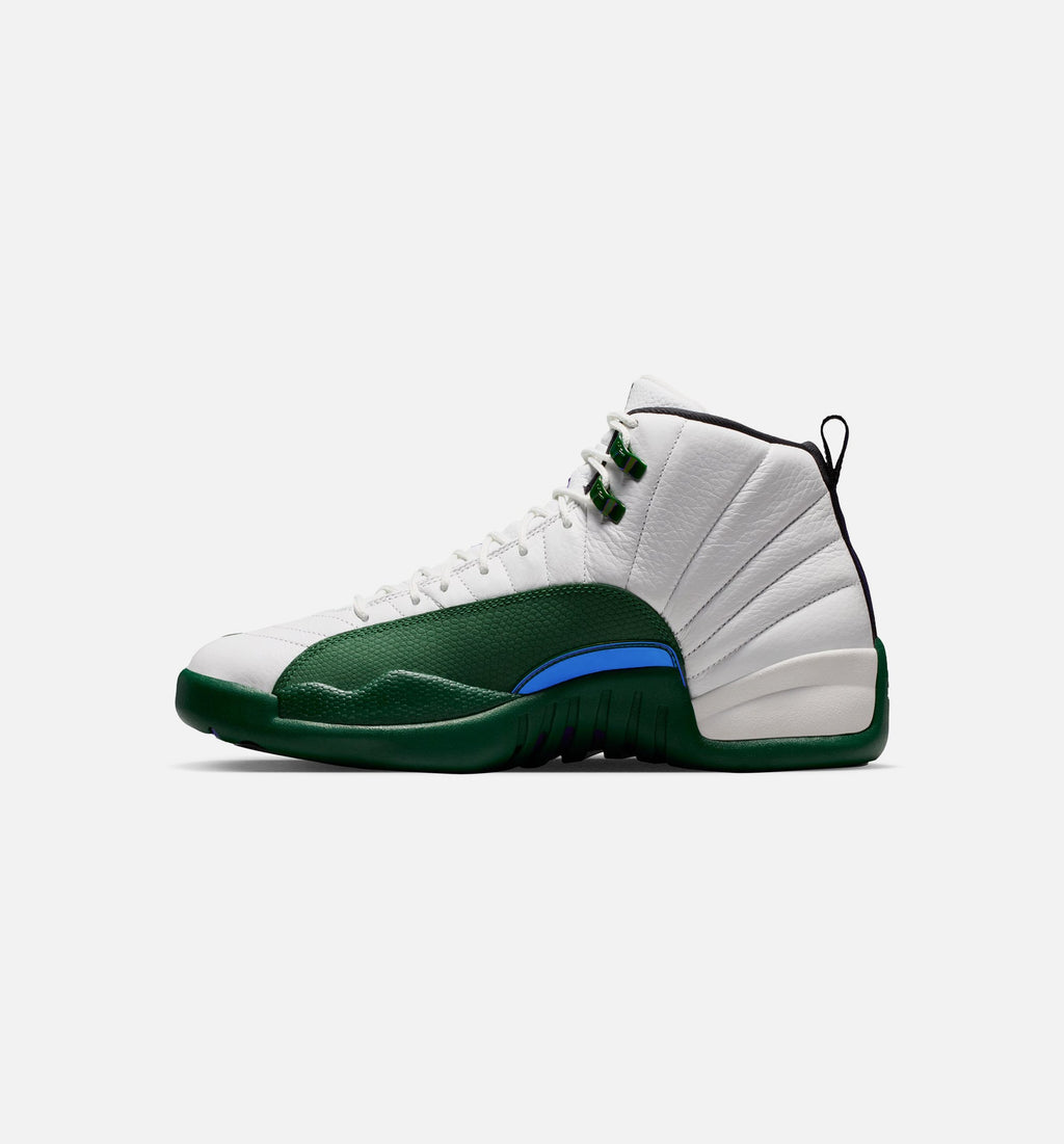 Air Jordan 12 Retro Idols Become Rivals Men's Shoes - Summit White/Gorge Green/Fierce Purple