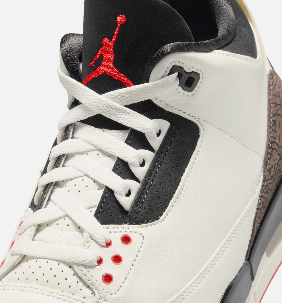 Air Jordan 3 Retro Sail and University Red Men's Shoes - Sail/Black/University Red/Pale Ivory