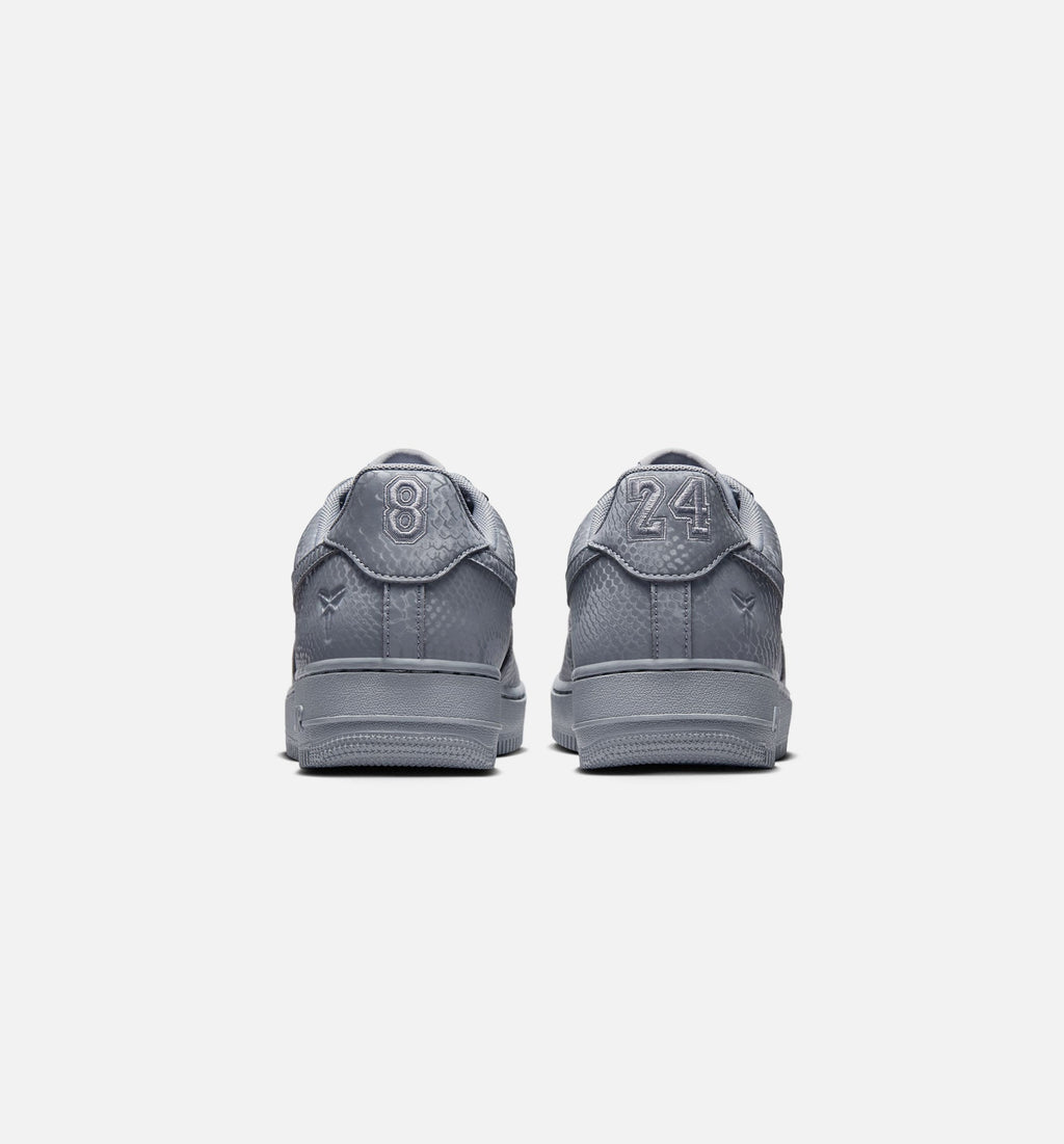 Kobe Air Force 1 Low Cool Grey Men's Shoes - Cool Grey/Wolf Grey