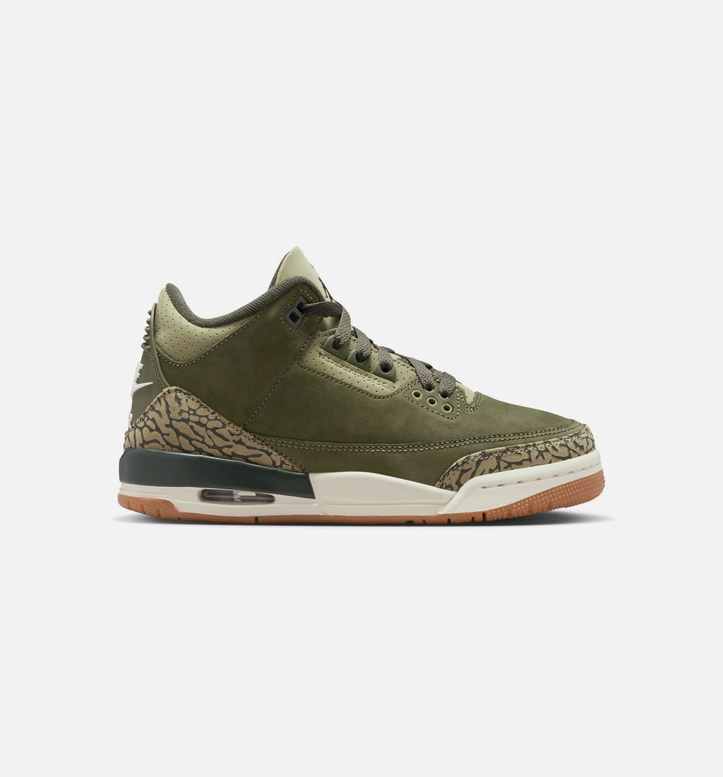 Air Jordan 3 Retro Medium Olive Grade School Shoes - Medium Olive/Sequoia/Neutral Olive/Sail