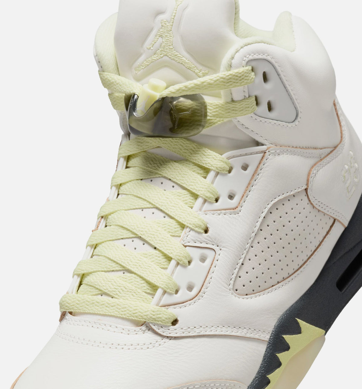 Air Jordan 5 Retro Luminous Green Women's Shoes - Sail/Luminous Green/Anthracite