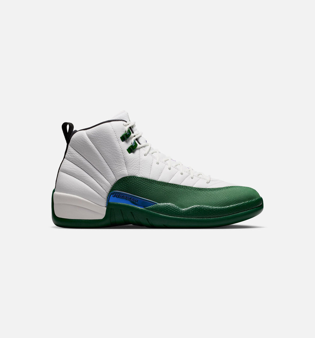 Air Jordan 12 Retro Idols Become Rivals Men's Shoes - Summit White/Gorge Green/Fierce Purple