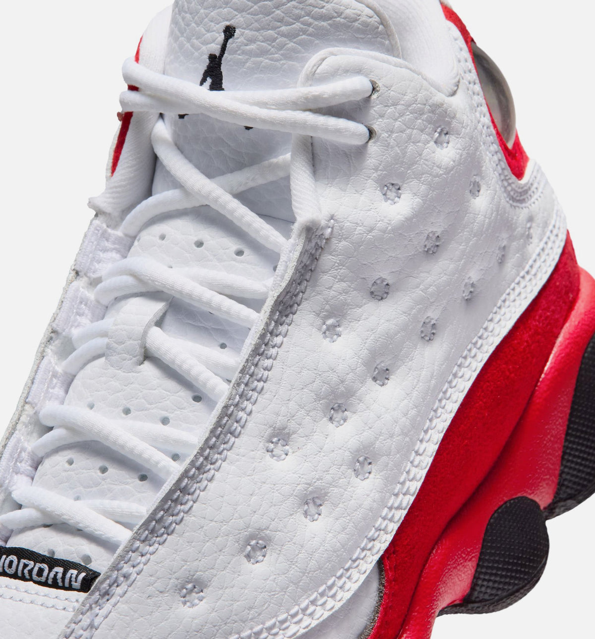 Air Jordan 13 Retro White and University Red Preschool Shoes - White/Black/True Red