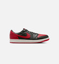 Air Jordan 1 Retro Low OG Banned Grade School Shoes - Black/Black/Varsity Red/Summit White