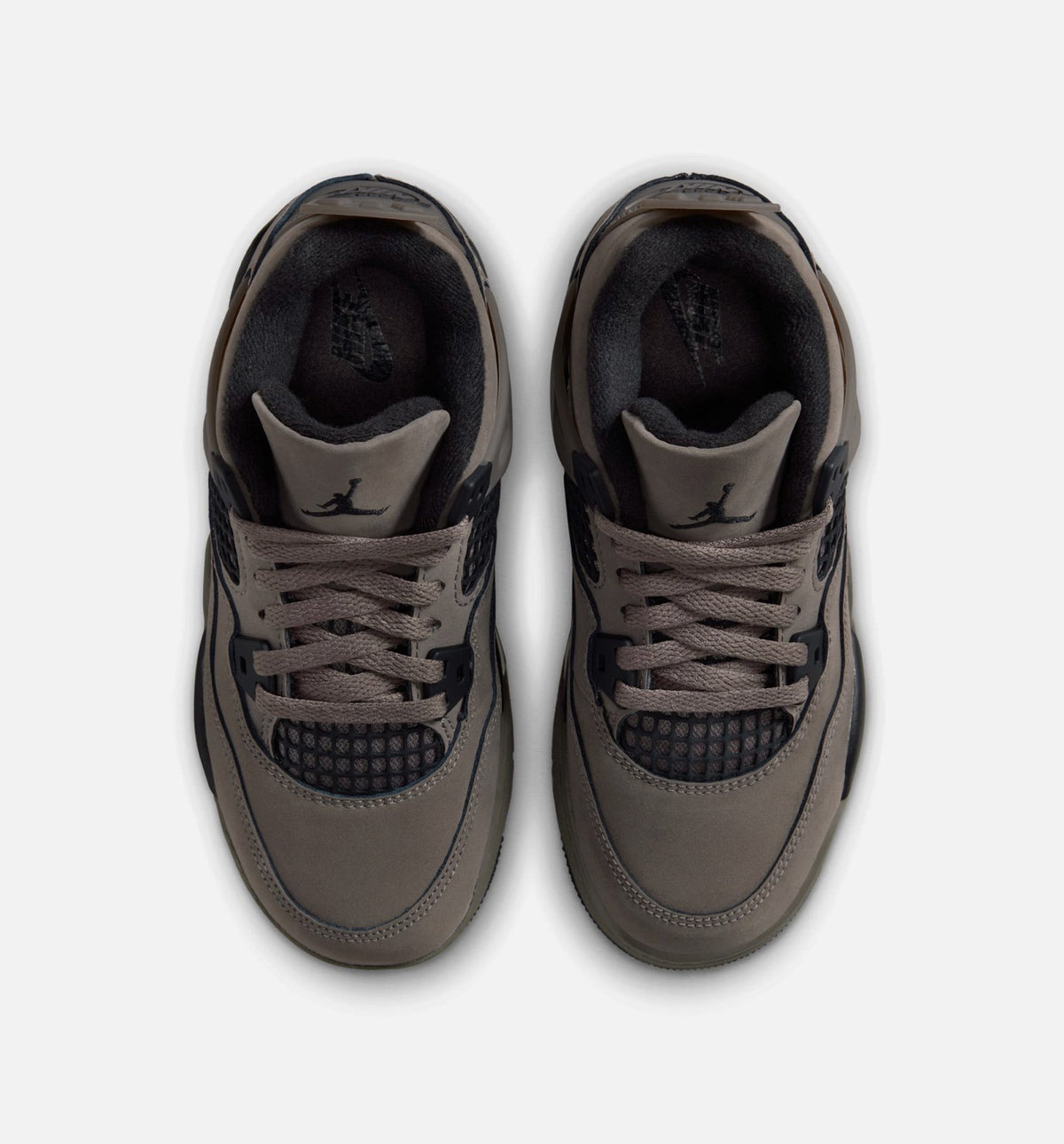 Air Jordan 4 Retro Cave Stone and Black Preschool Shoes - Cave Stone/Black/Moon Particle
