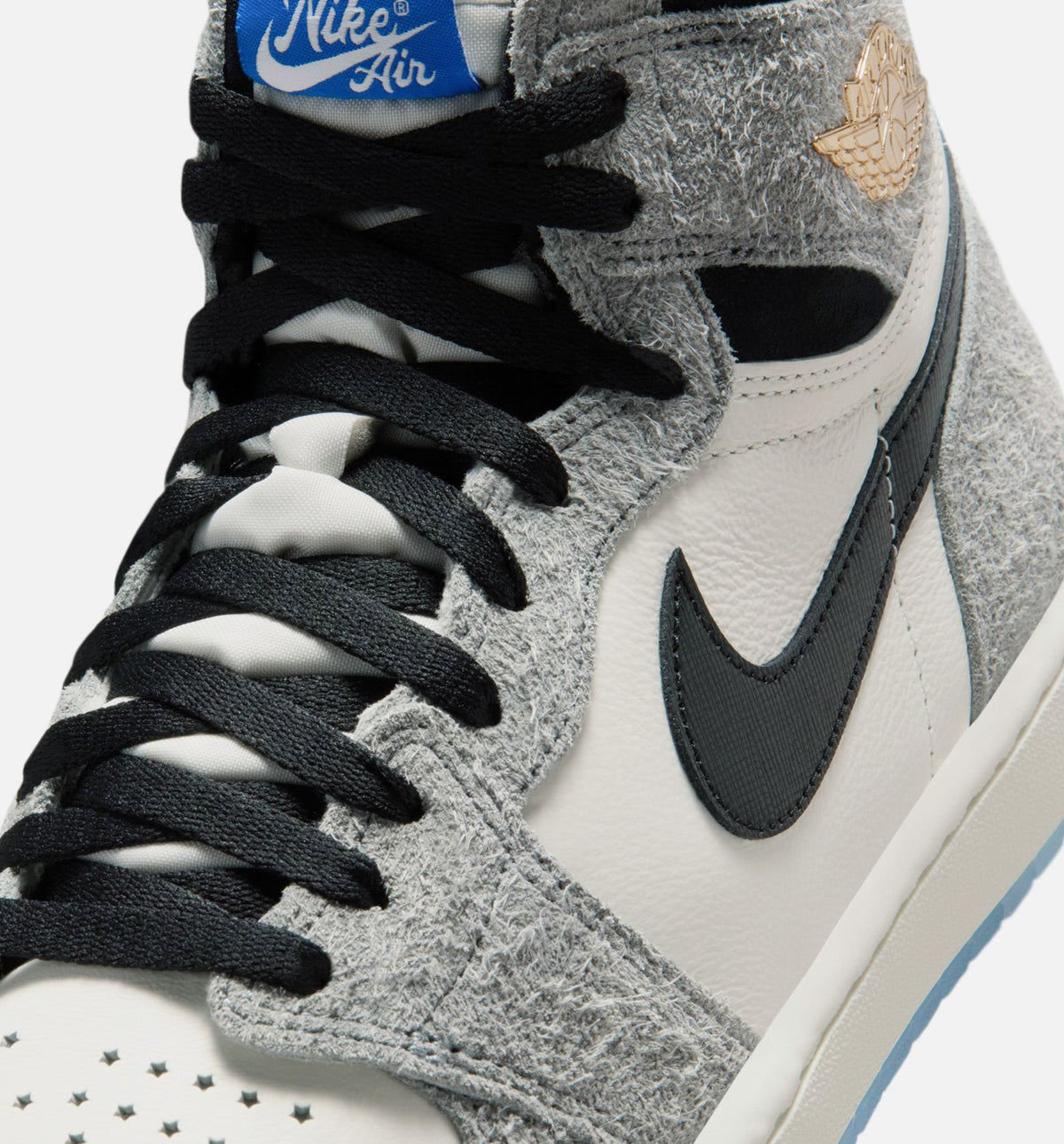 Air Jordan 1 Retro High OG Cool Grey Men's Shoes - Cool Grey/Black/Sail/Game Royal/White