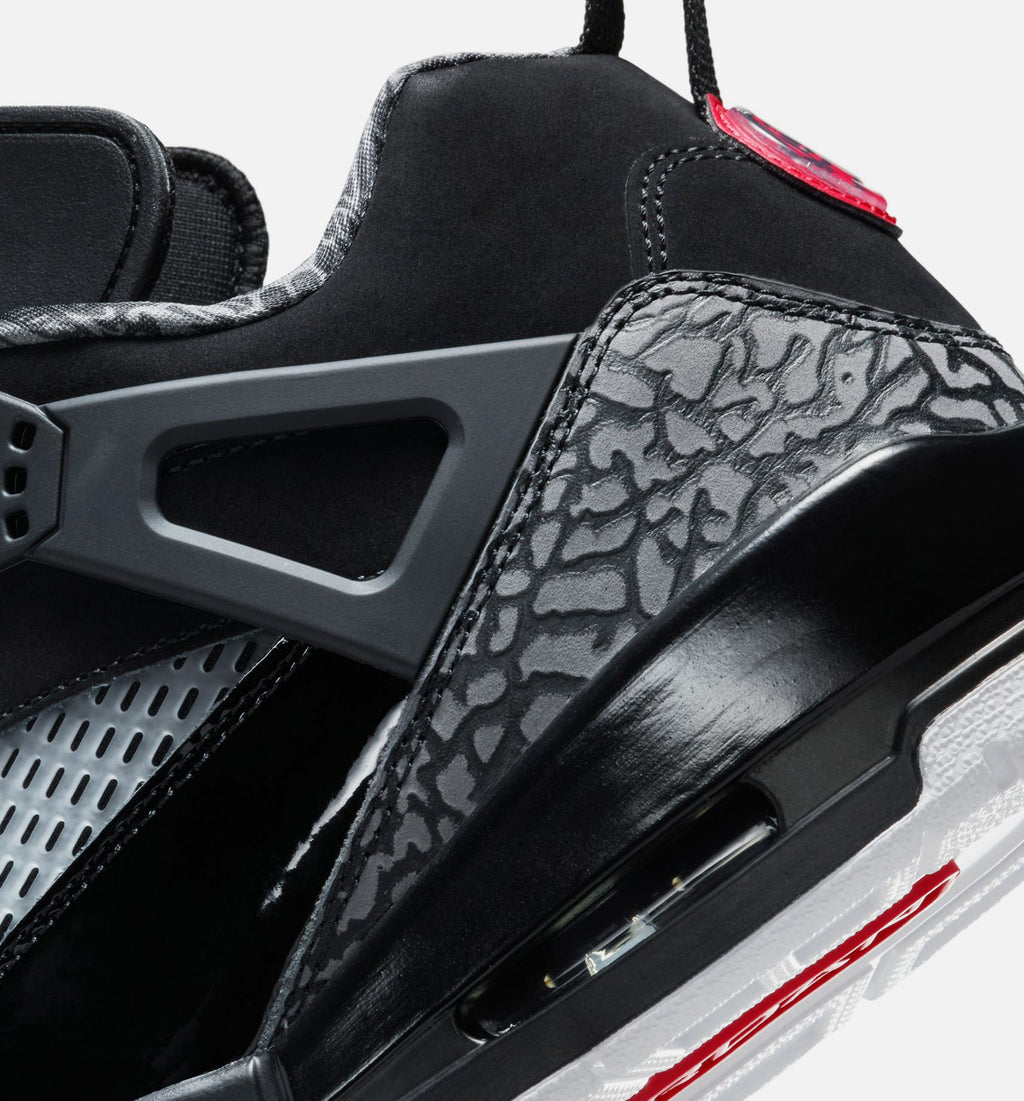 Spizike Low Men's Shoes - Black/Classic Green/White/Varsity Red