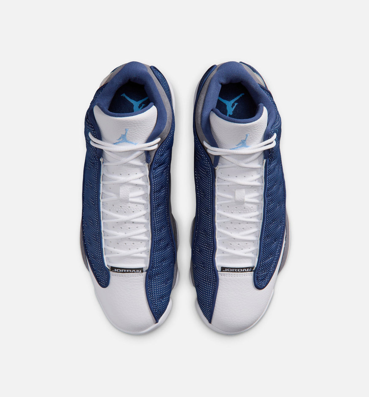 Air Jordan 13 Retro Navy and Flint Grey Men's Shoes - Navy/University Blue/Flint Grey/White