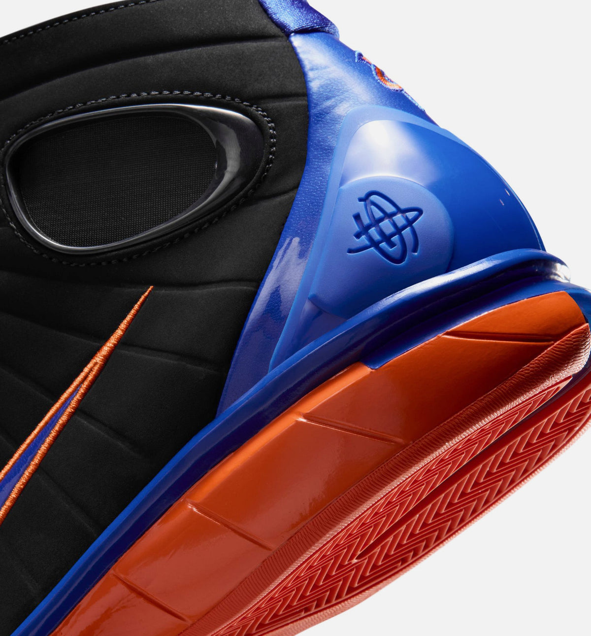 Air Zoom Huarache 2K4 Penny Hardaway Men's Basketball Shoes - Black/Varsity Royal/Safety Orange