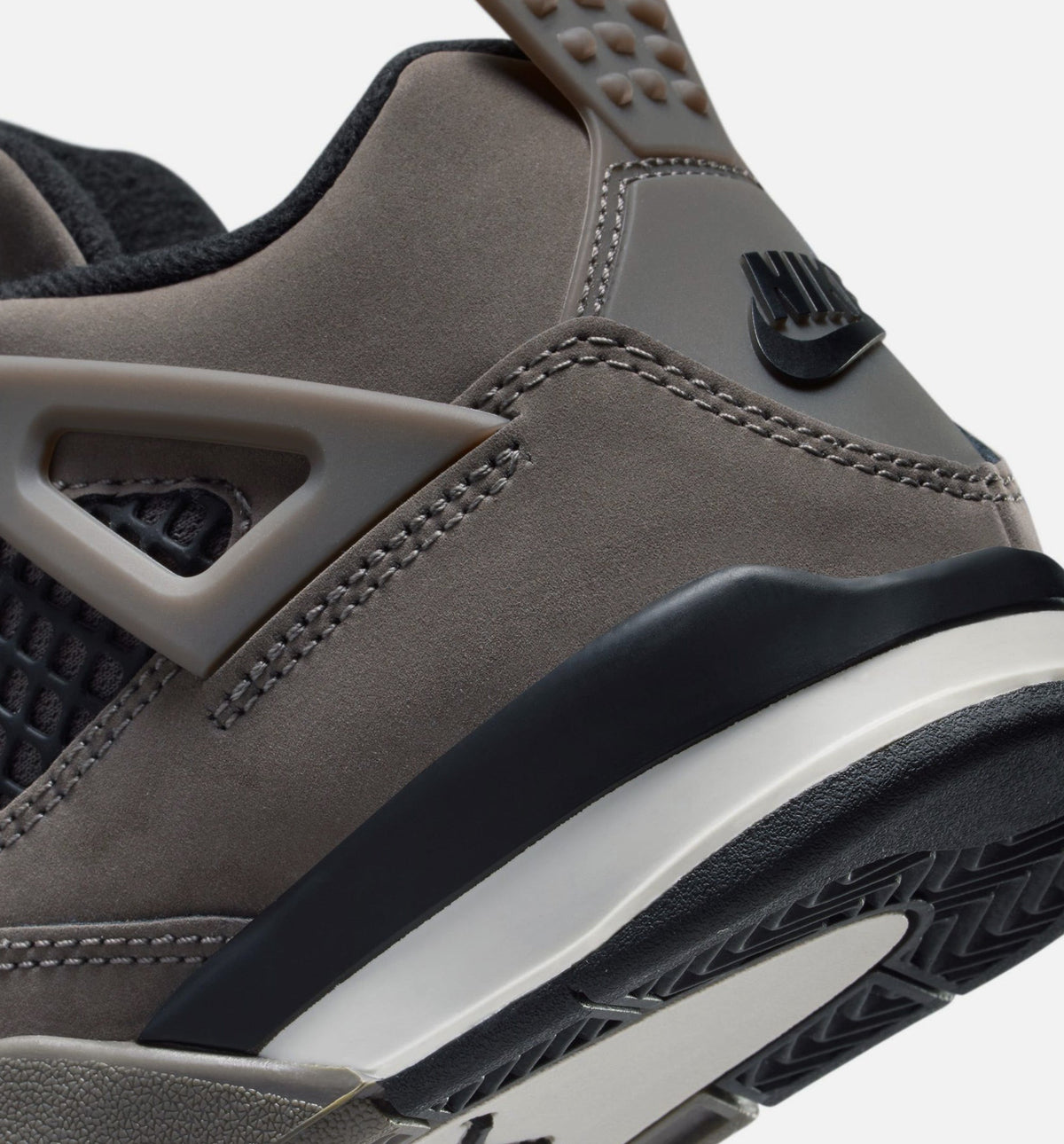 Air Jordan 4 Retro Cave Stone and Black Preschool Shoes - Cave Stone/Black/Moon Particle
