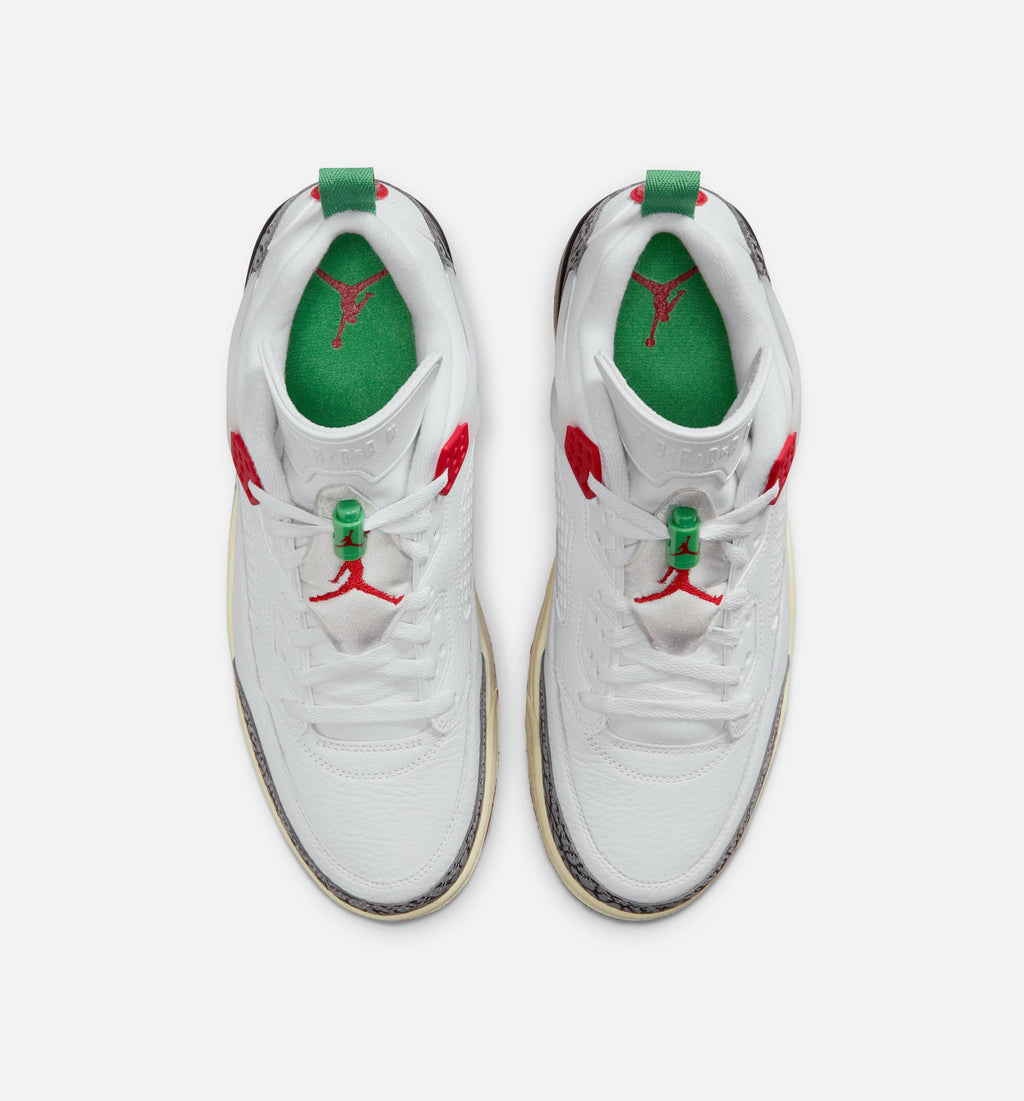 Spizike Low Men's Shoes - White/Black/Sail/Varsity Red