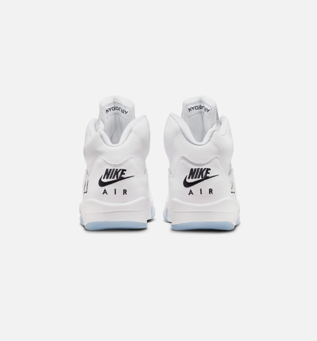 Air Jordan 5 Retro OG White Metallic Men's Shoes - White/Metallic Silver/Black
