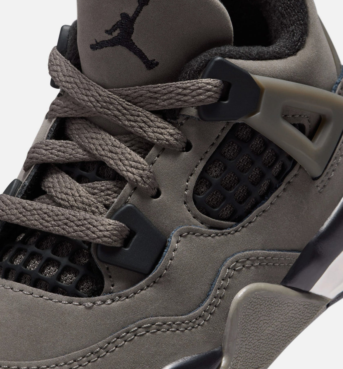 Air Jordan 4 Retro Cave Stone and Black Infant & Toddler Shoes - Cave Stone/Black/Moon Particle