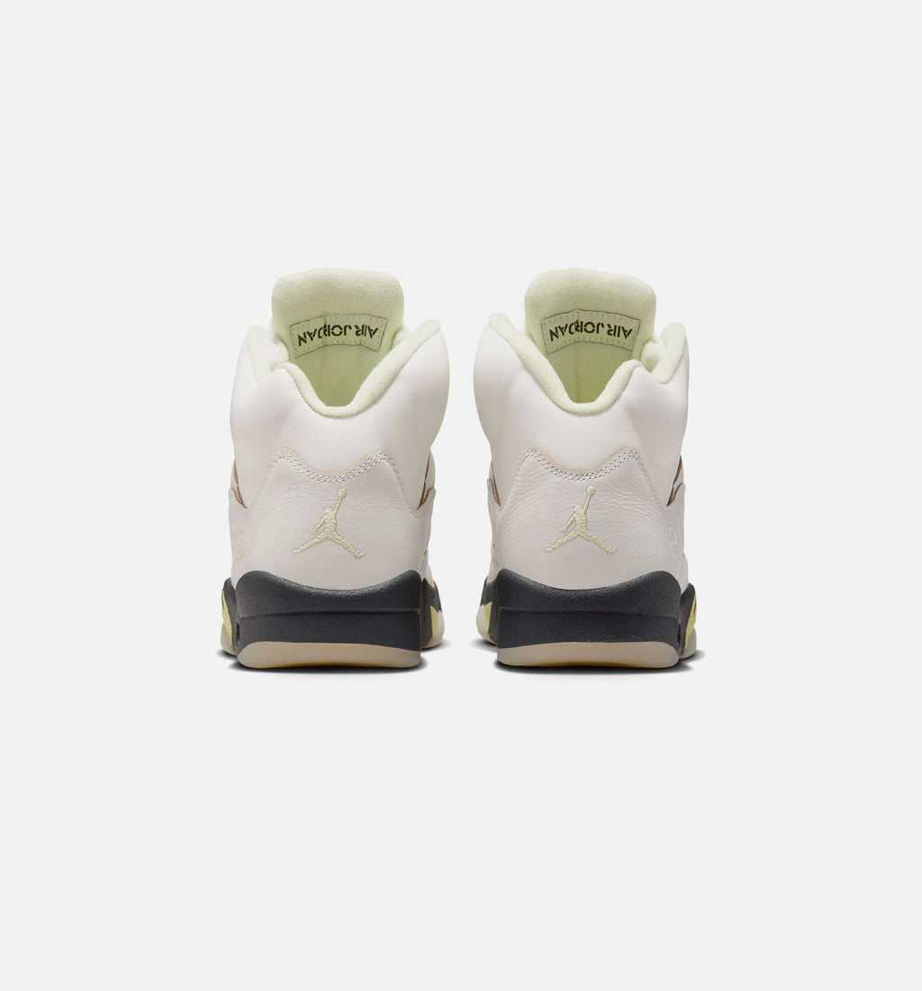 Air Jordan 5 Retro Luminous Green Women's Shoes - Sail/Luminous Green/Anthracite