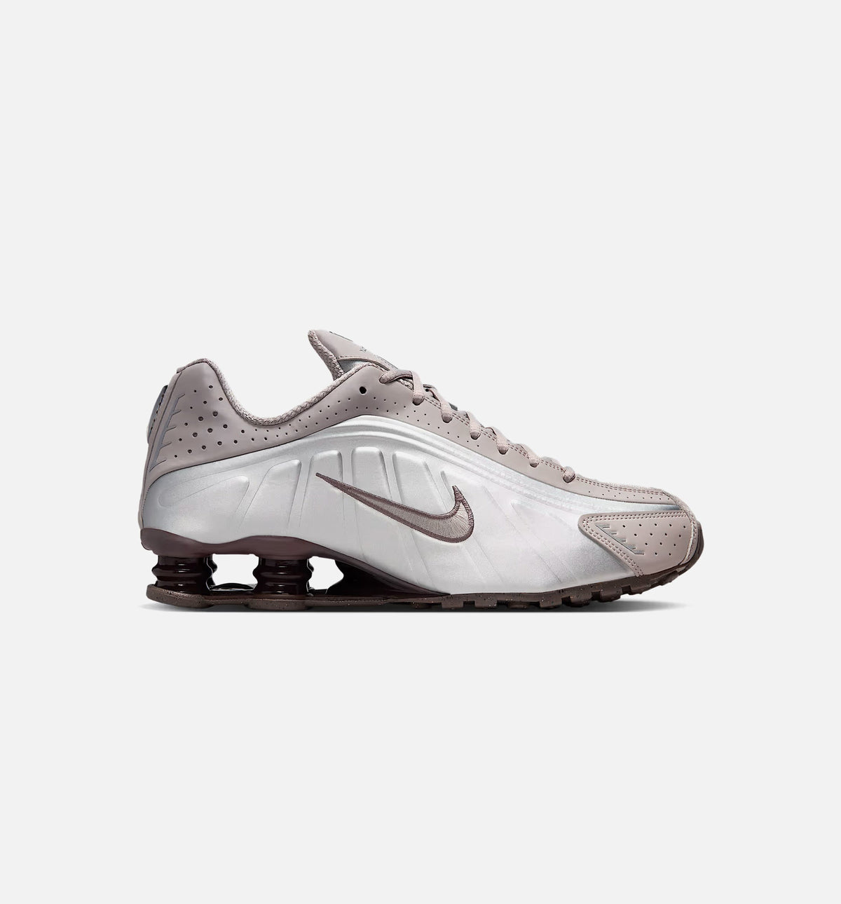 Shox R4 Men's Shoes - Cave Stone/College Grey/Baroque Brown
