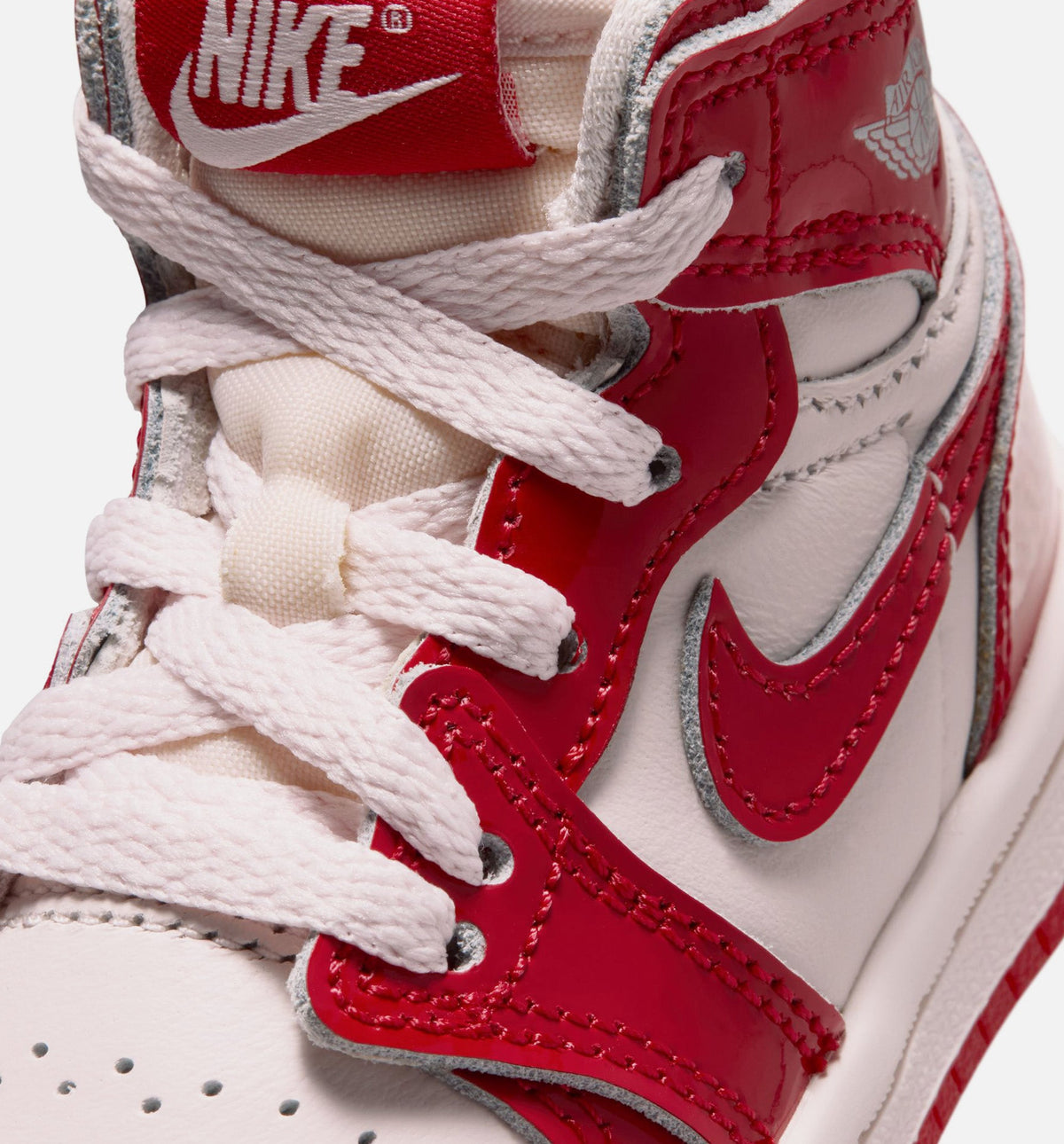 Air Jordan 1 Retro High OG Nails & Grails Infant & Toddler Shoes - University Red/Metallic Silver