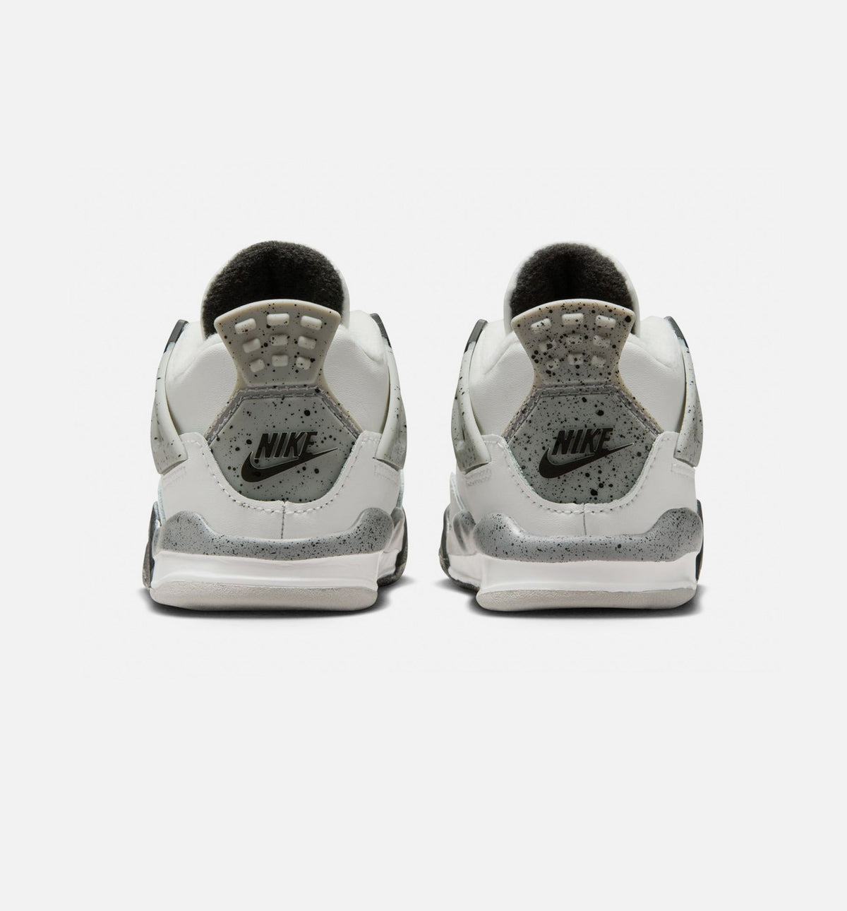 Air Jordan 4 Retro White Cement Infant & Toddler Shoes - Summit White/Fire Red/Cement Grey/Black