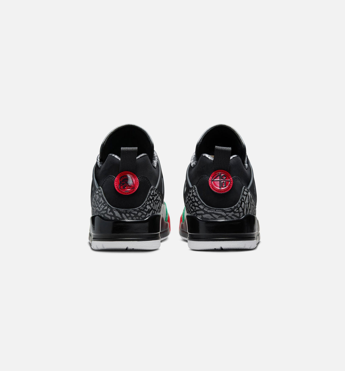 Spizike Low Men's Shoes - Black/Classic Green/White/Varsity Red