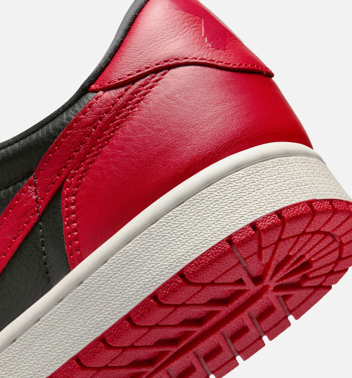 Air Jordan 1 Retro Low OG Banned Grade School Shoes - Black/Black/Varsity Red/Summit White