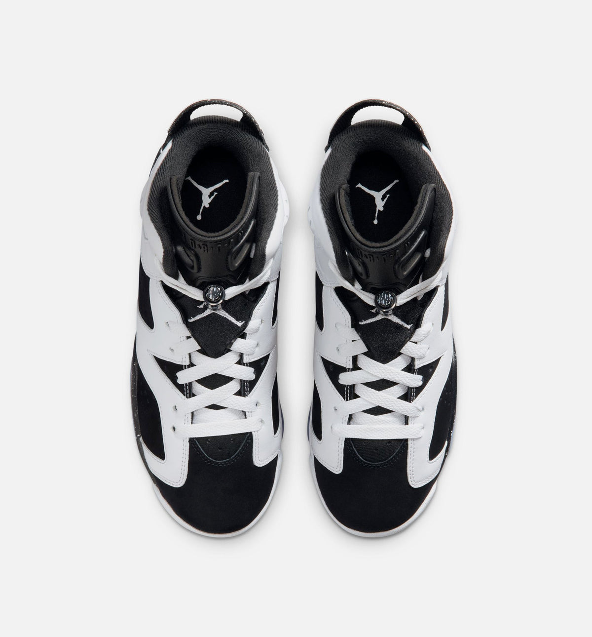 Air Jordan 6 Retro Black and White Grade School Shoes - Black/White