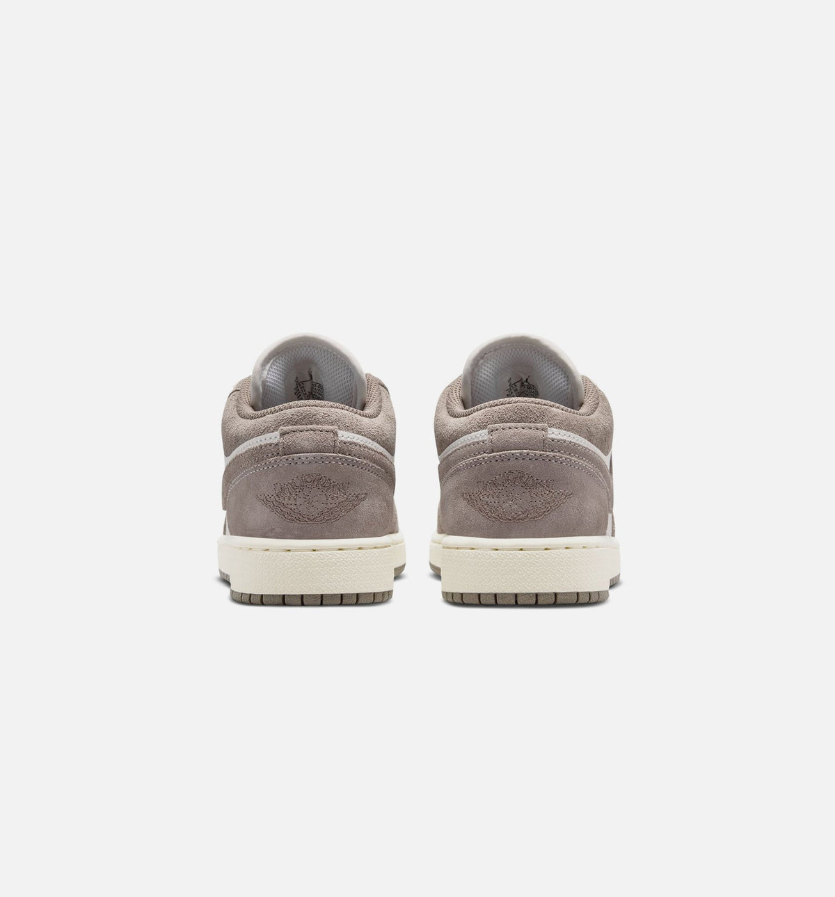 Air Jordan 1 Low Grade School Shoes - Olive Grey/Enigma Stone/Summit White