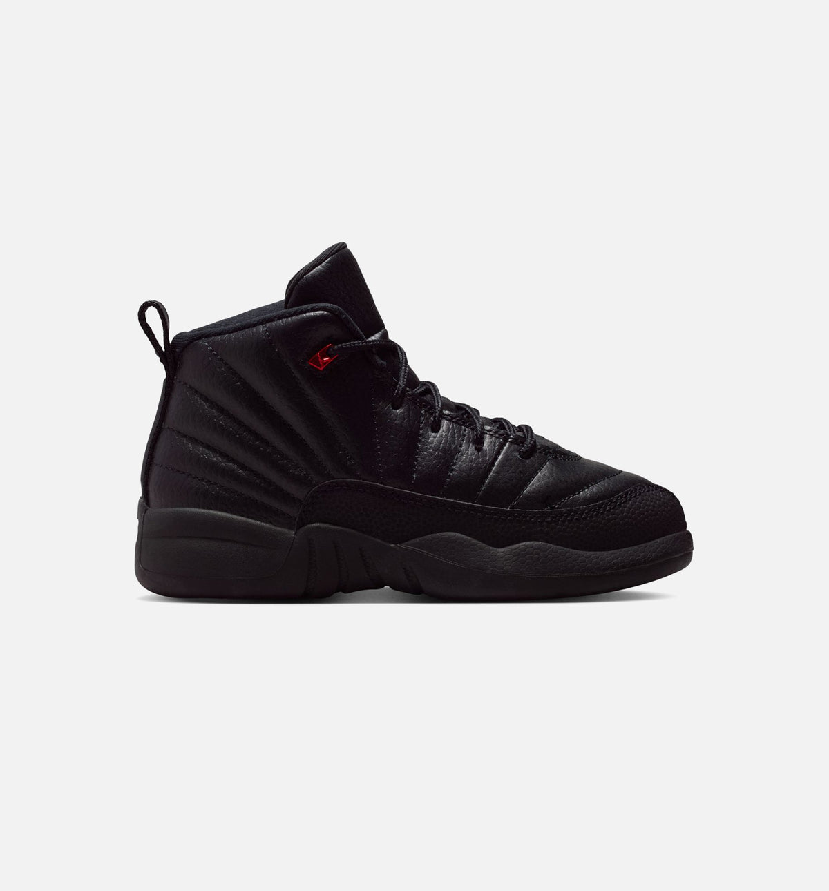 Air Jordan 12 Retro Bloodline Preschool Shoes - Black/Varsity Red