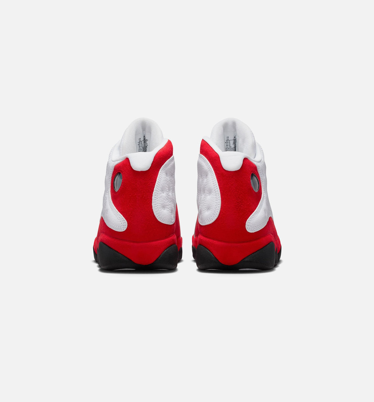 Air Jordan 13 Retro White and University Red Men's Shoes - White/Black/True Red