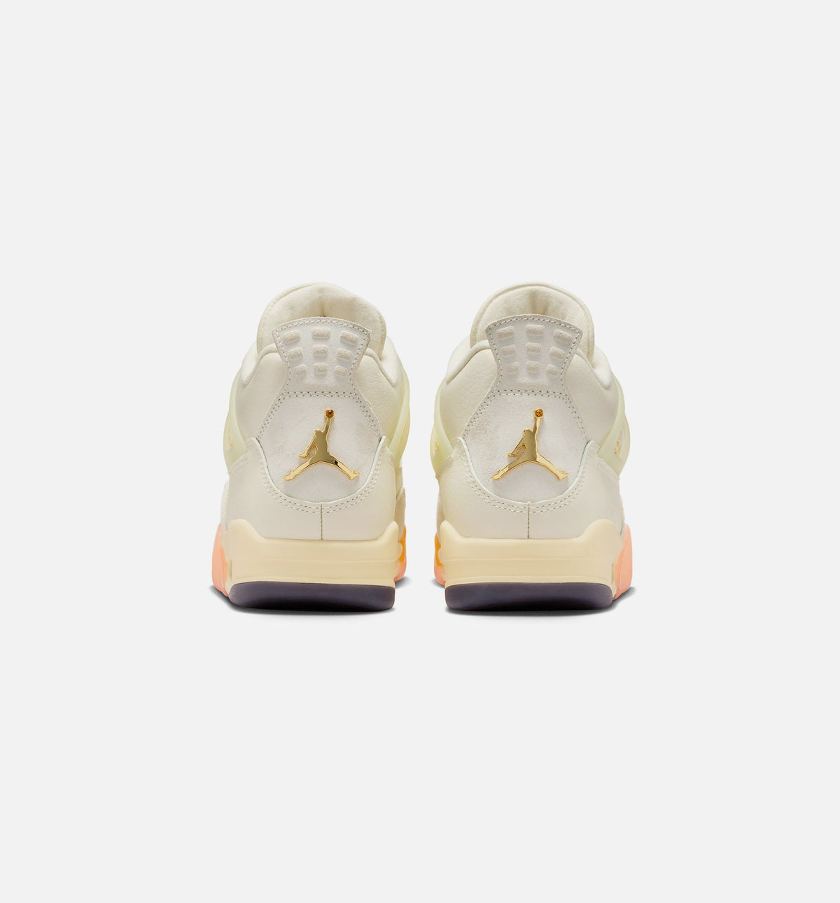 Air Jordan 4 Retro Birds of Paradise Women's Shoes - Coconut Milk/Metallic Gold/Muslin/Bright Mango/Sundial/Black