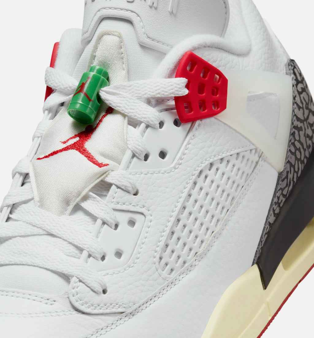 Spizike Low Men's Shoes - White/Black/Sail/Varsity Red