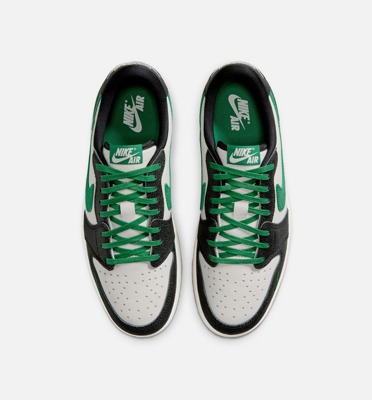 Air Jordan 1 Retro Low OG Phantom & Pine Green Men's Shoes - Phantom/Pine Green/Black