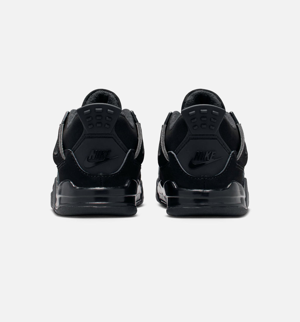 Air Jordan 4 Retro Black Cat Infant & Toddler Shoes - Black/Black/Light Graphite