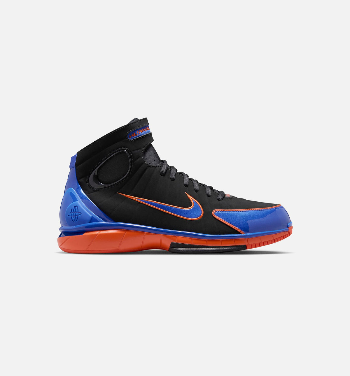 Air Zoom Huarache 2K4 Penny Hardaway Men's Basketball Shoes - Black/Varsity Royal/Safety Orange