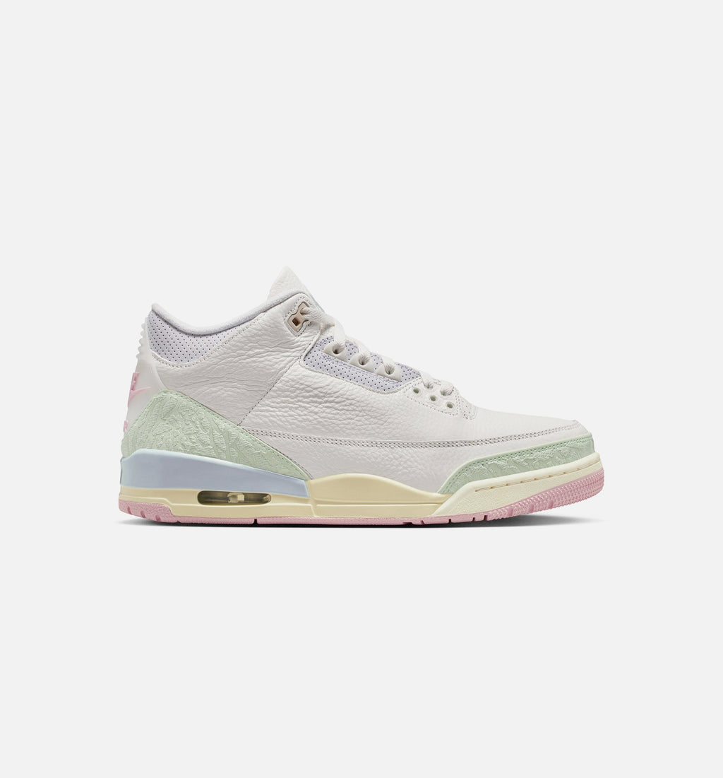 Air Jordan 3 Retro Sail and Jade Aura Men's Shoes - Sail/Jade Aura/Aura/Iced Carmine