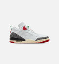 Spizike Low Men's Shoes - White/Black/Sail/Varsity Red