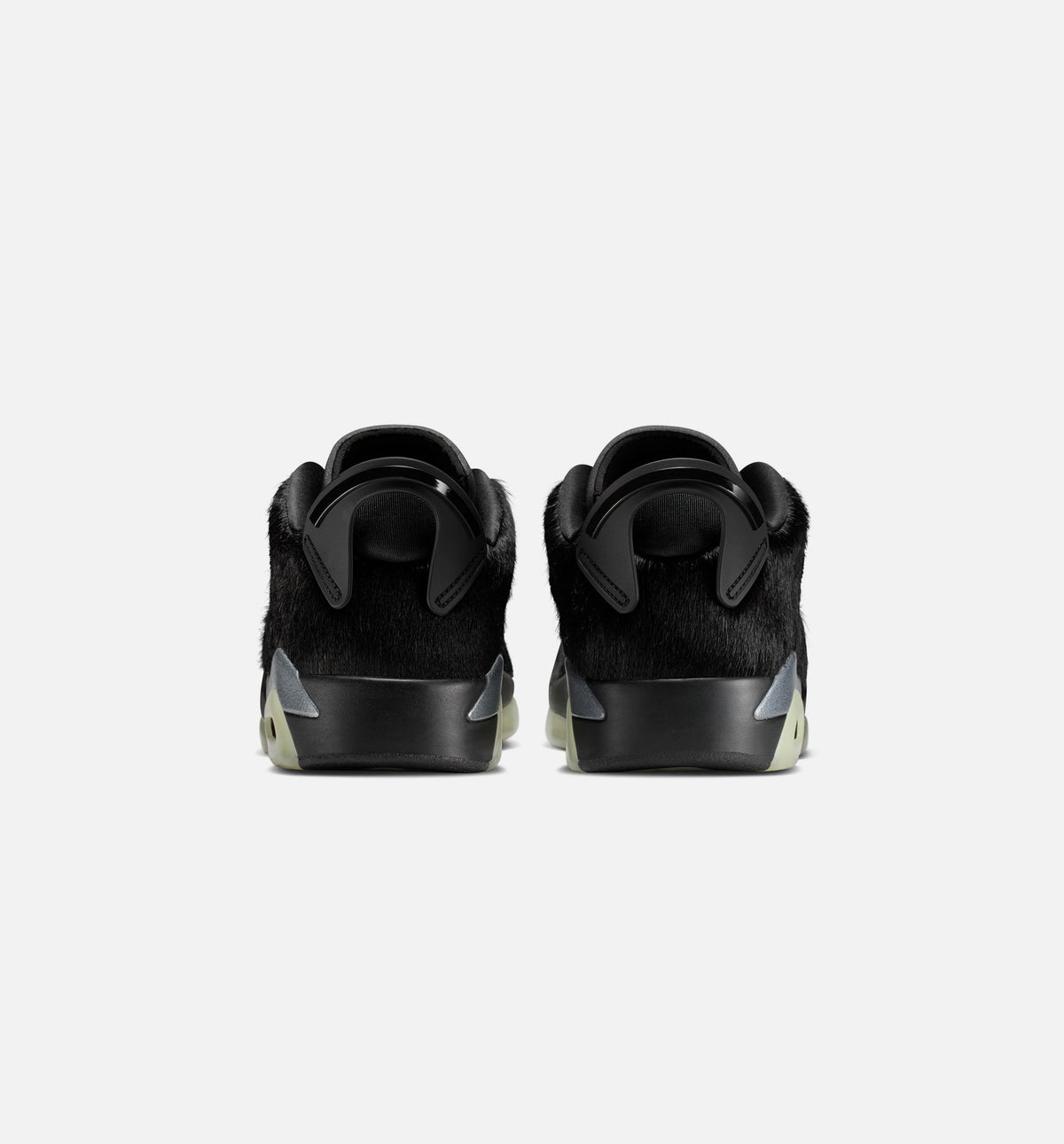 Air Jordan 6 Retro Low Blackout Women's Shoes - Black/Black