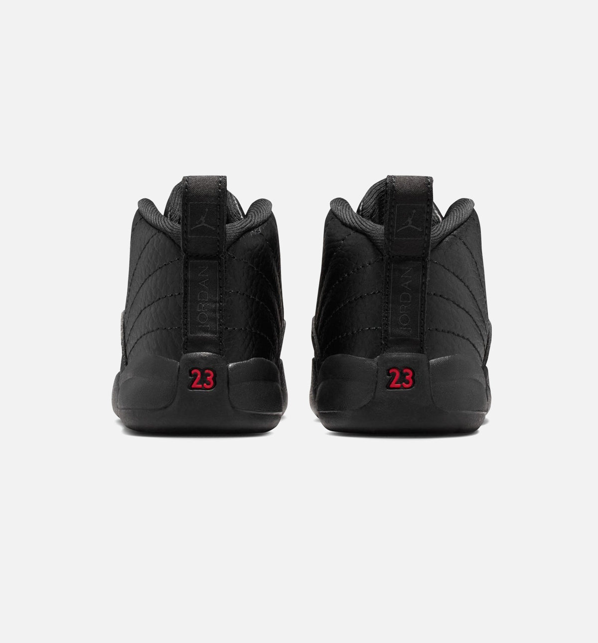 Air Jordan 12 Retro Bloodline Infant & Toddler Shoes - Black/Varsity Red