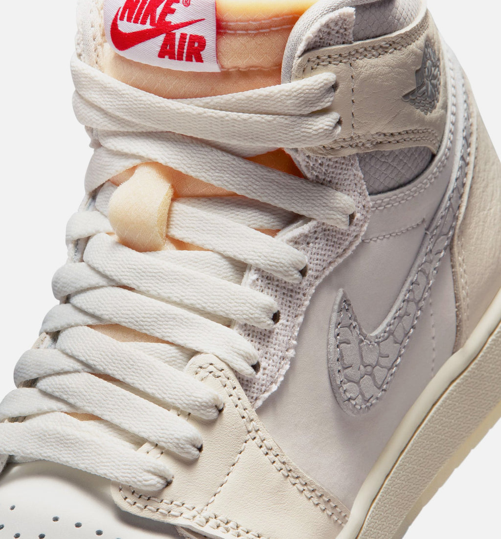 Air Jordan 1 Retro High OG Sail Grade School Shoes - Sail/University Red/Pale Ivory/Coconut Milk/Phantom