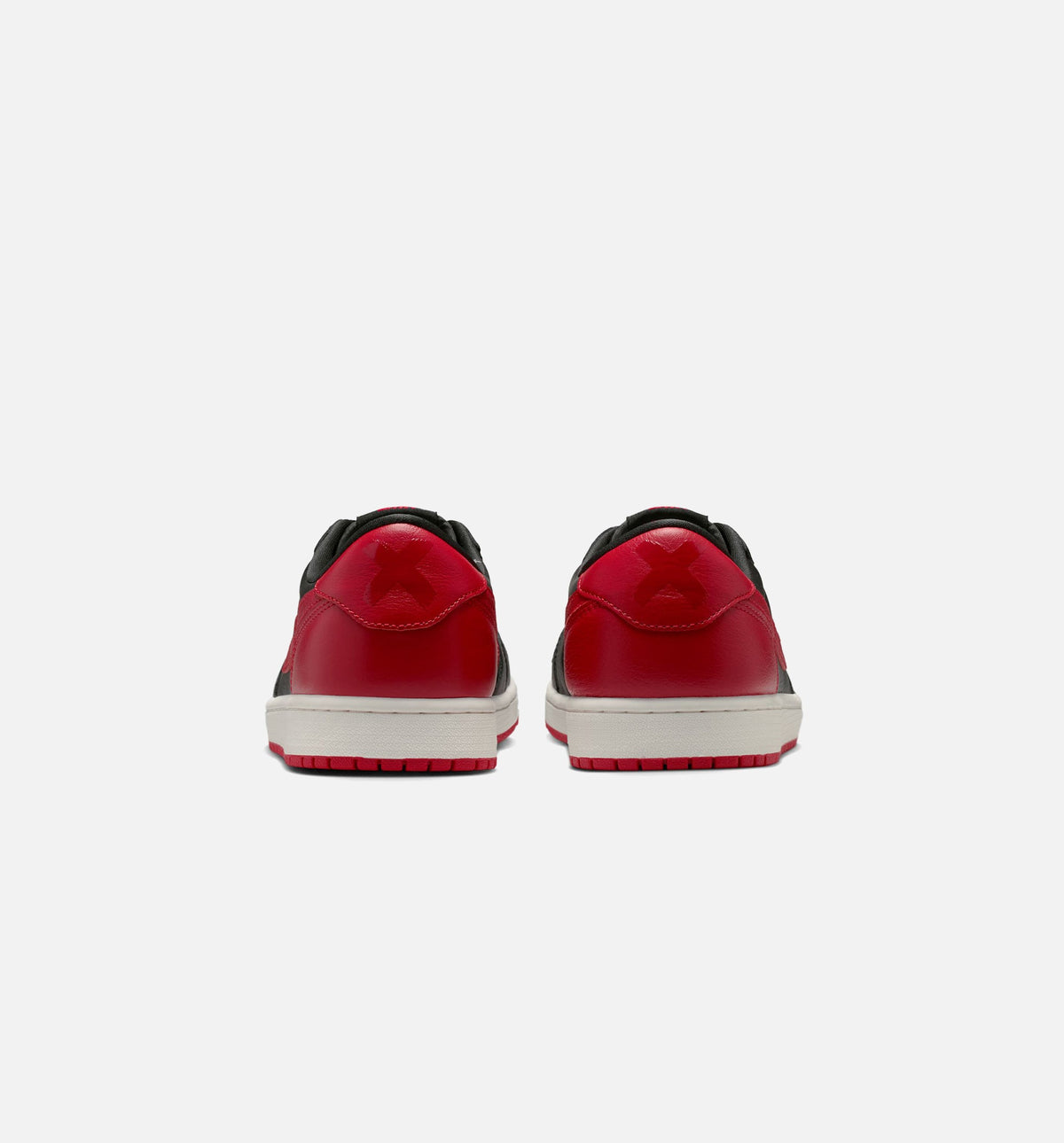 Air Jordan 1 Retro Low OG Banned Grade School Shoes - Black/Black/Varsity Red/Summit White