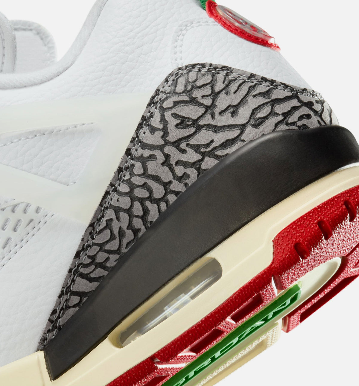Spizike Low Men's Shoes - White/Black/Sail/Varsity Red