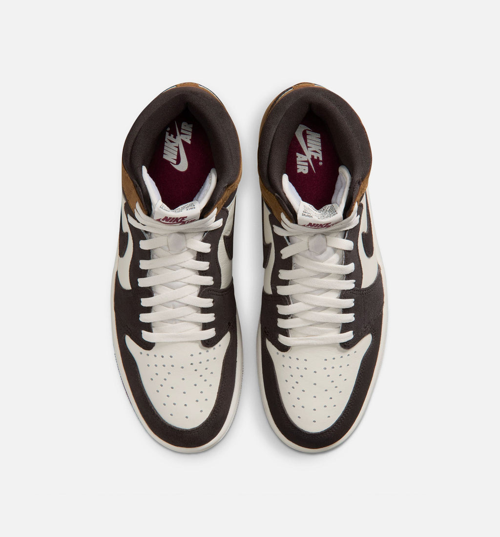 Air Jordan 1 Retro High OG Love Letter Men's Shoes - Shadow Brown/Team Red/Light British Tan