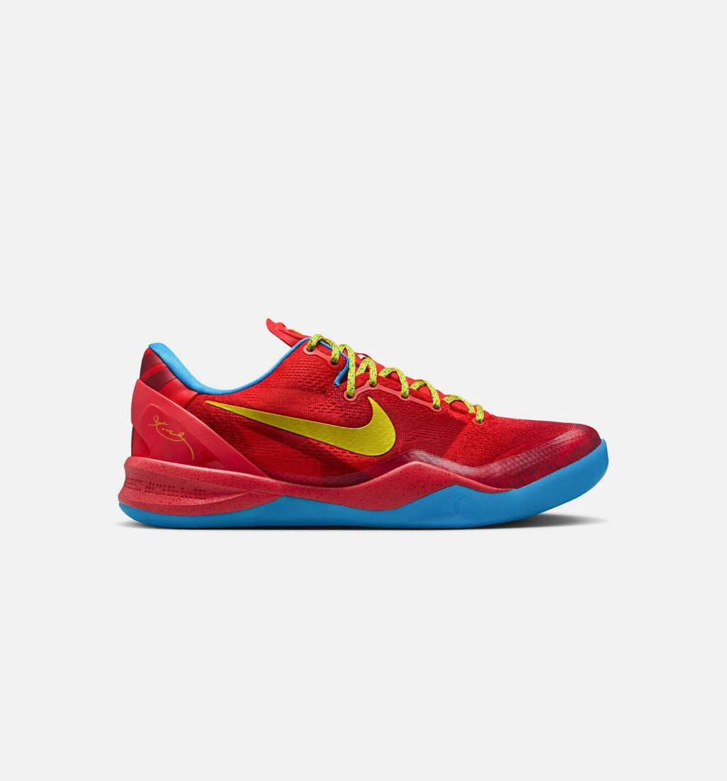 Kobe VIII Protro Year of the Horse Men's Shoes - Light Crimson/Vivid Blue/Bright Citron