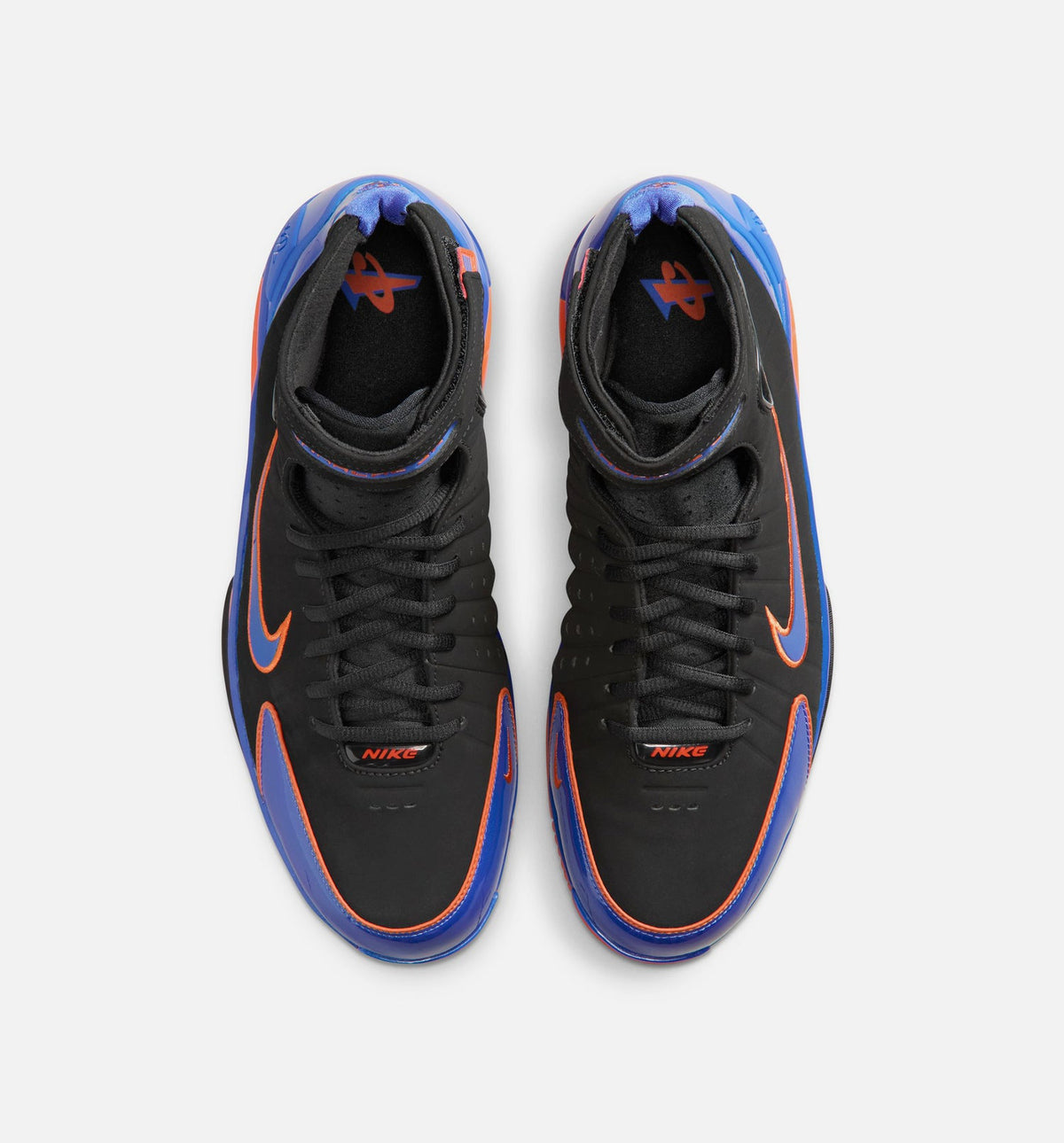 Air Zoom Huarache 2K4 Penny Hardaway Men's Basketball Shoes - Black/Varsity Royal/Safety Orange