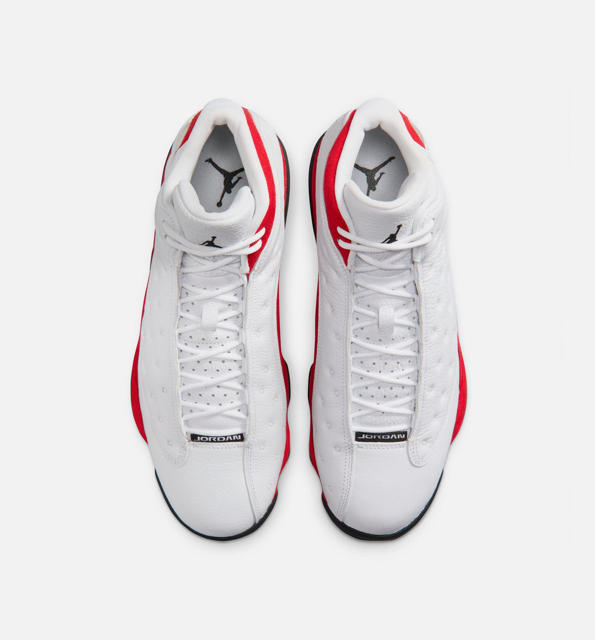 Air Jordan 13 Retro White and University Red Men's Shoes - White/Black/True Red